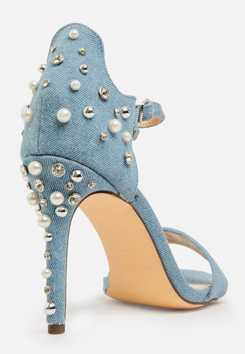 Miss Black - Photini heel - mid blue