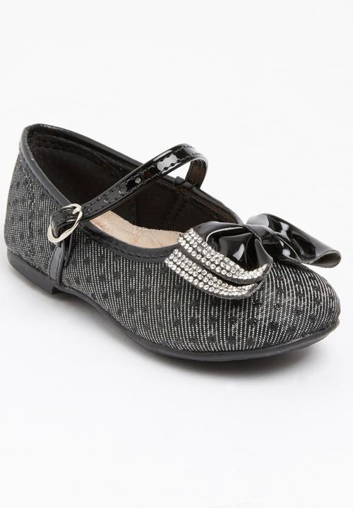 Molekinha - Pump with Embellished Bow Black