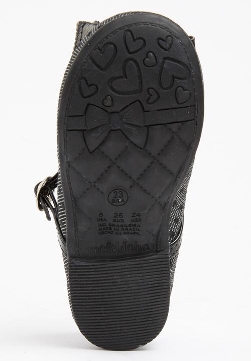 Molekinha - Pump with Embellished Bow Black