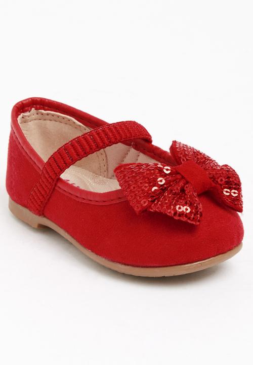 Molekinha - Pump with Sequin Bow Red