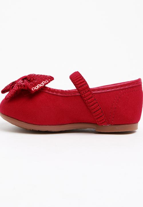 Molekinha - Pump with Sequin Bow Red