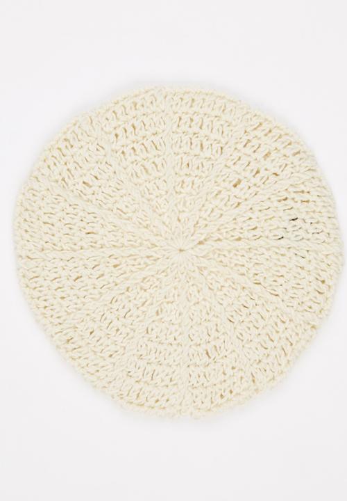 Myang - Knitted Beret Stone/Beige