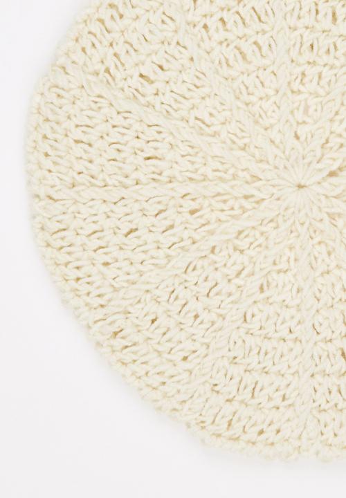 Myang - Knitted Beret Stone/Beige