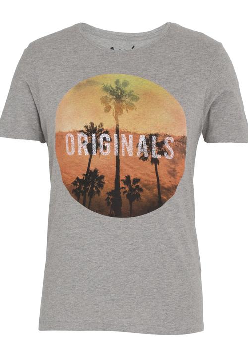 Jack & Jones - Creek Cotton Tee Grey