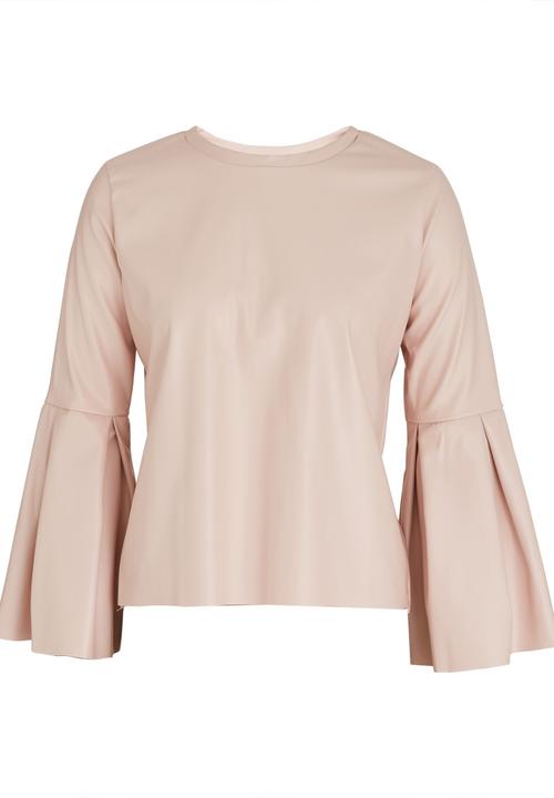 STYLE REPUBLIC - Bell Sleeve Top Pale Pink