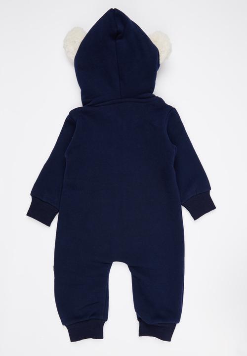 Peninsula Baby - Sheep Fleece Bodysuit Navy