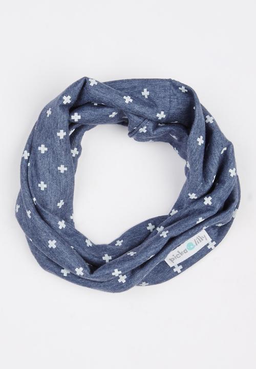 Pickalilly - Cross Snoodlet Navy