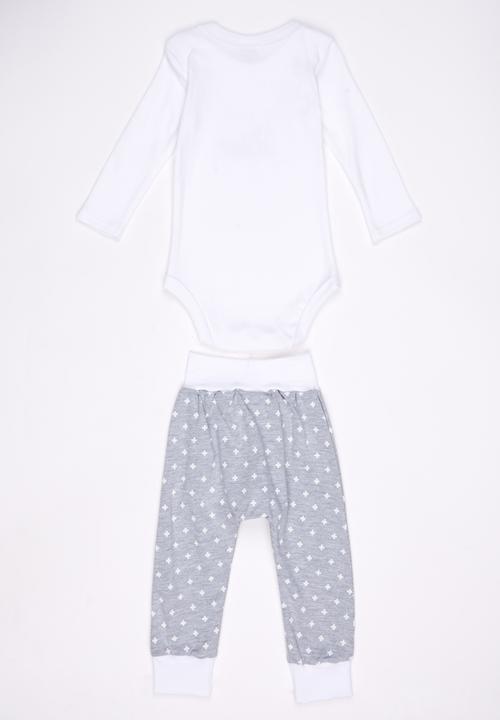 Pickalilly - Little Smiler Long Sleeve Set Grey