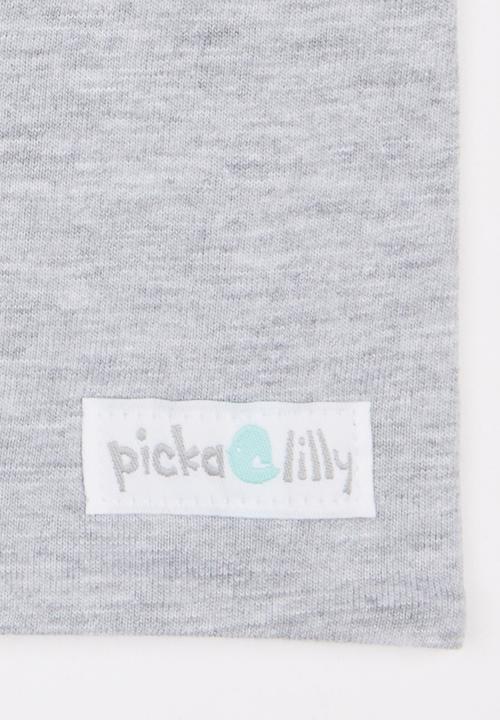 Pickalilly - Plain Snoodlet Grey Melange