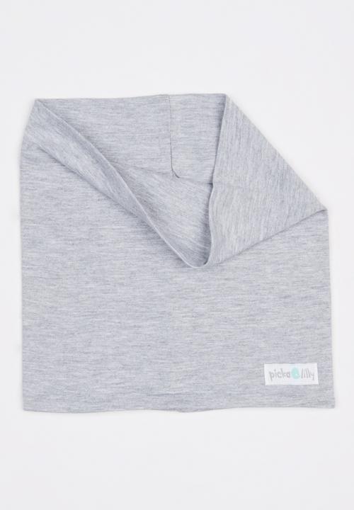 Pickalilly - Plain Snoodlet Grey Melange
