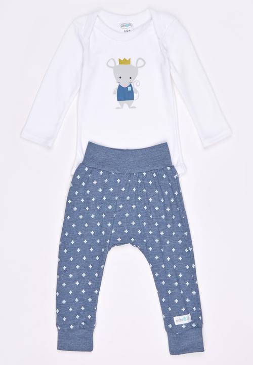 Pickalilly - Little Prince Long Sleeve Set Navy