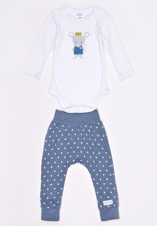 Pickalilly - Little Prince Long Sleeve Set Navy