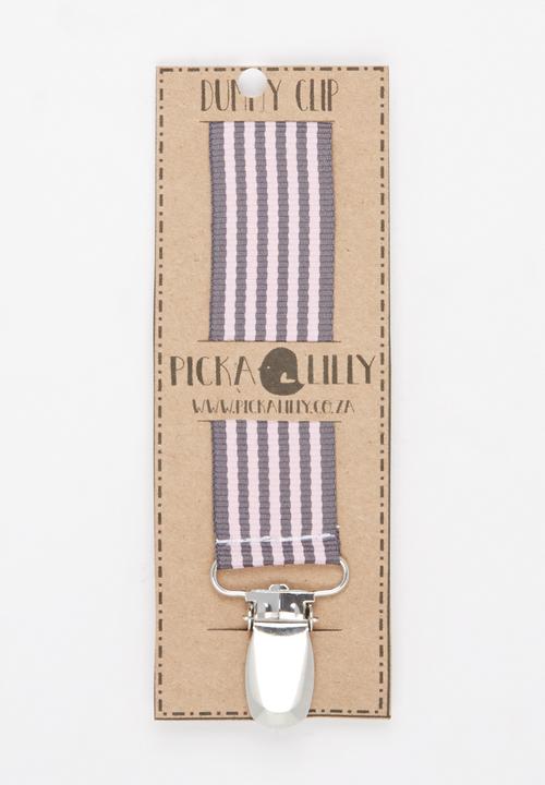 Pickalilly - Stripe Dummy Clip Multi-colour