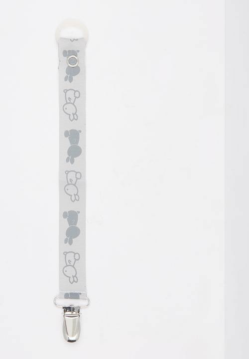 Pickalilly - Bunny Dummy Clip Grey