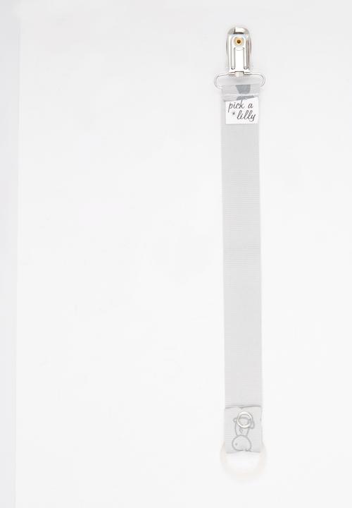 Pickalilly - Bunny Dummy Clip Grey