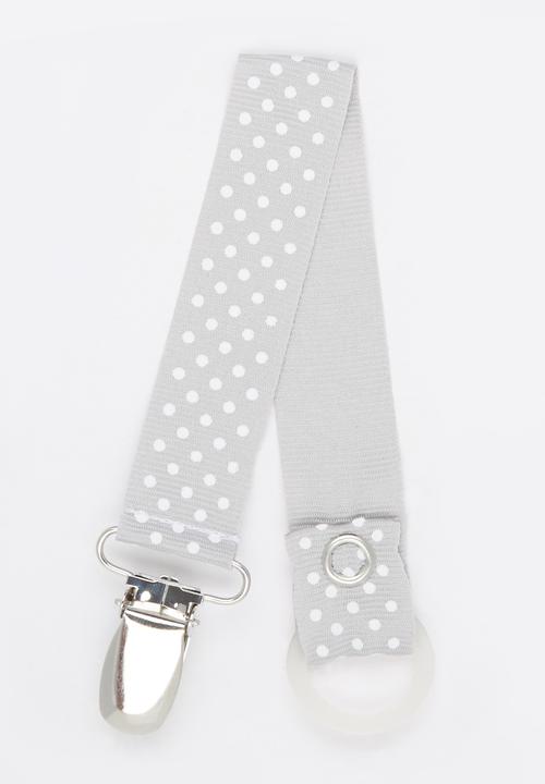Pickalilly - Spot Dummy Clip Grey