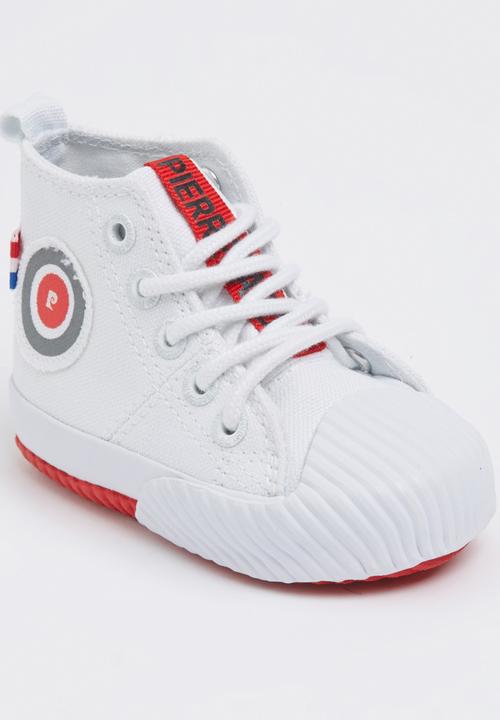 Pierre Cardin - Boys High Top Trainer White