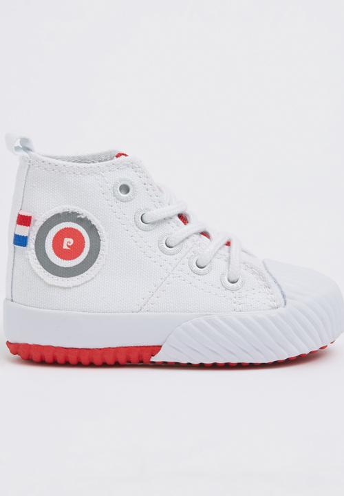 Pierre Cardin - Boys High Top Trainer White