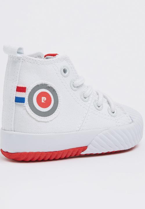 Pierre Cardin - Boys High Top Trainer White