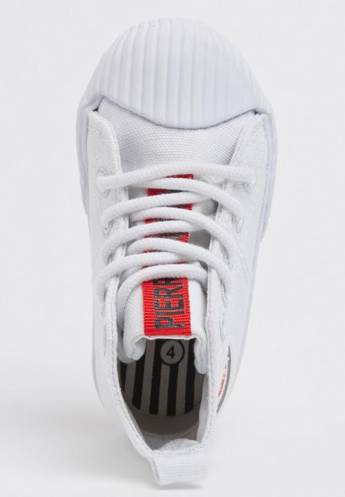 Pierre Cardin - Boys High Top Trainer White