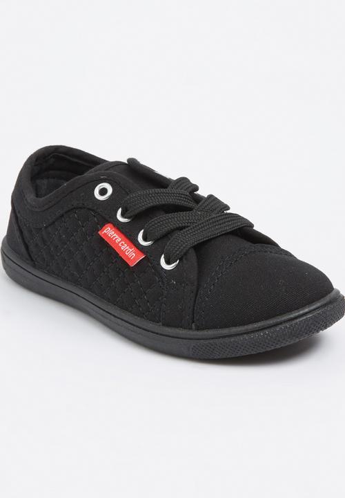 Pierre Cardin - Boys Lace up Trainer Black