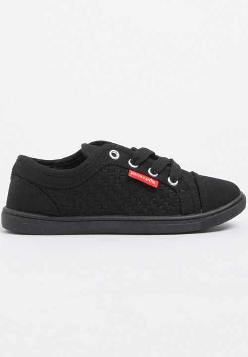 Pierre Cardin - Boys Lace up Trainer Black