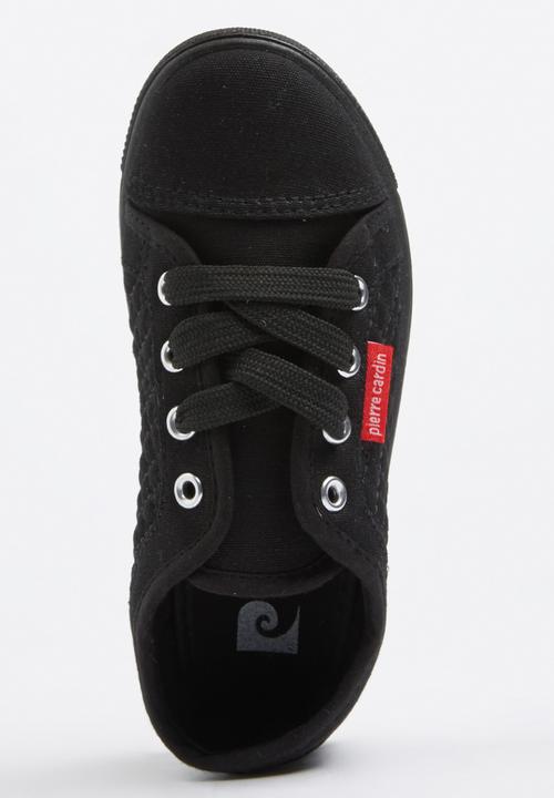 Pierre Cardin - Boys Lace up Trainer Black