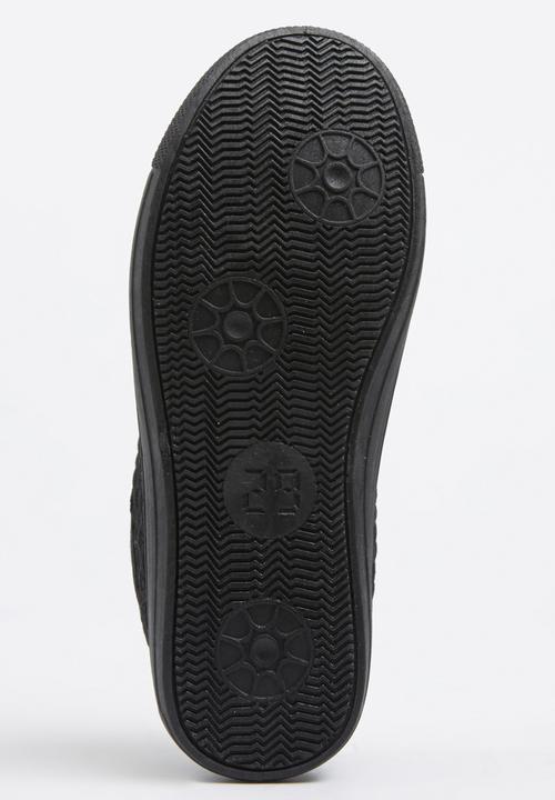 Pierre Cardin - Boys Lace up Trainer Black