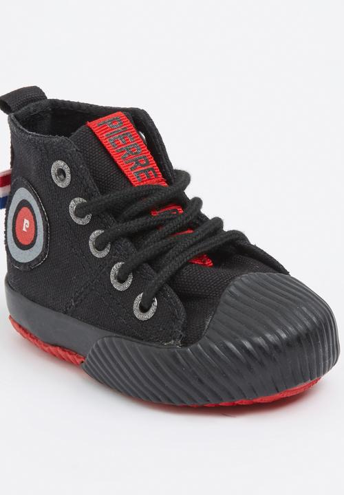 Pierre Cardin - Boys High Top Trainer Black