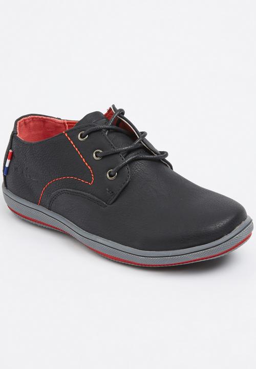 Pierre Cardin - Boys Lace up Shoe Black
