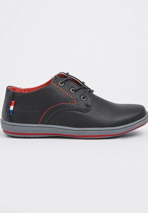 Pierre Cardin - Boys Lace up Shoe Black