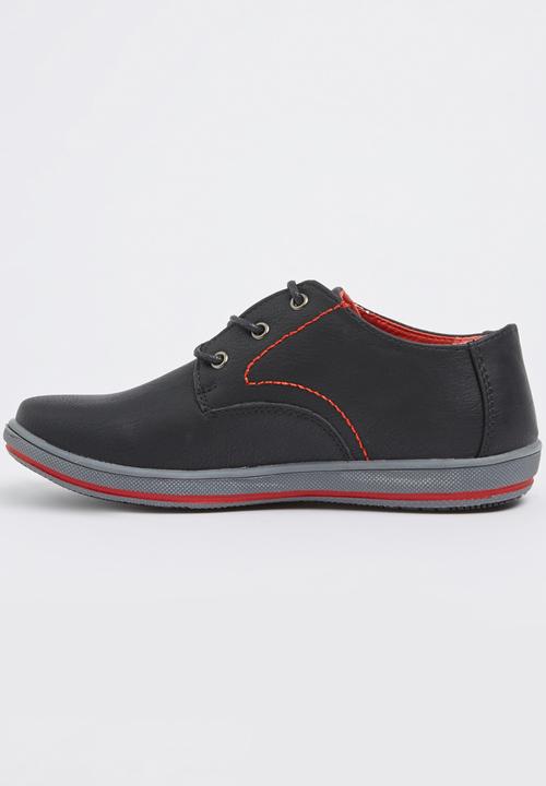 Pierre Cardin - Boys Lace up Shoe Black