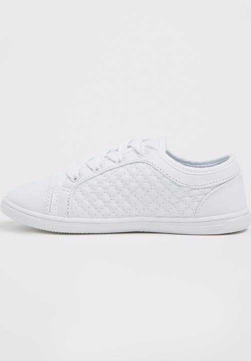 Pierre Cardin - Boys Lace up Trainer White