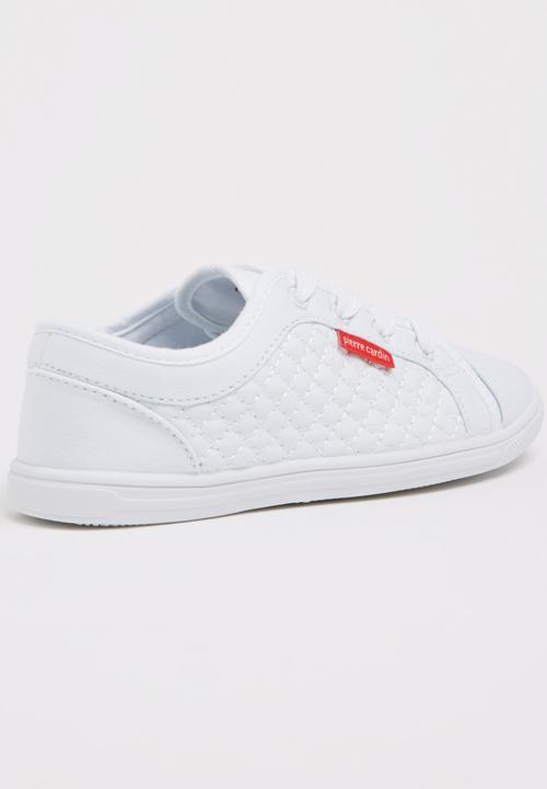 Pierre Cardin - Boys Lace up Trainer White
