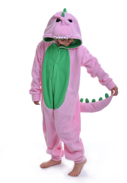aFREAKa Clothing - Pink Dinosaur Pale Pink