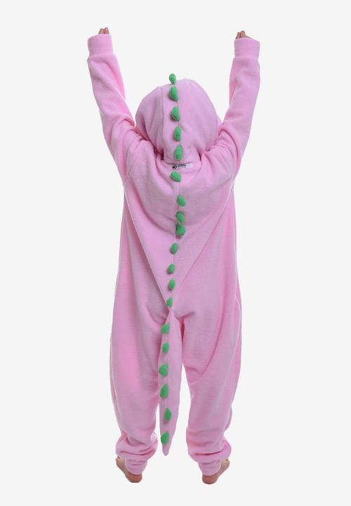 aFREAKa Clothing - Pink Dinosaur Pale Pink