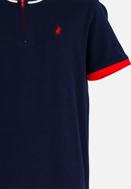 POLO - Craig Quarter Zip Golfer Navy