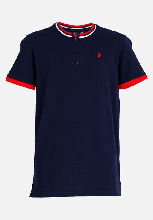 POLO - Craig Quarter Zip Golfer Navy