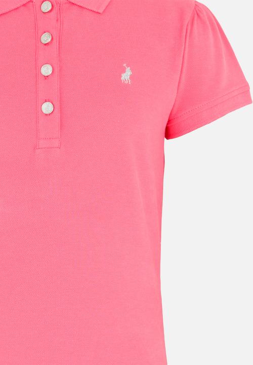 POLO - Nina SS Golfer Mid Pink
