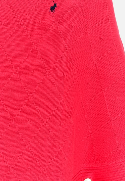 POLO - Isabella Jacquard Poncho Coral
