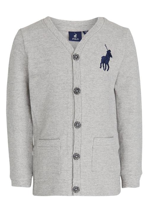 POLO - Classic Pique Cardigan Pale Grey