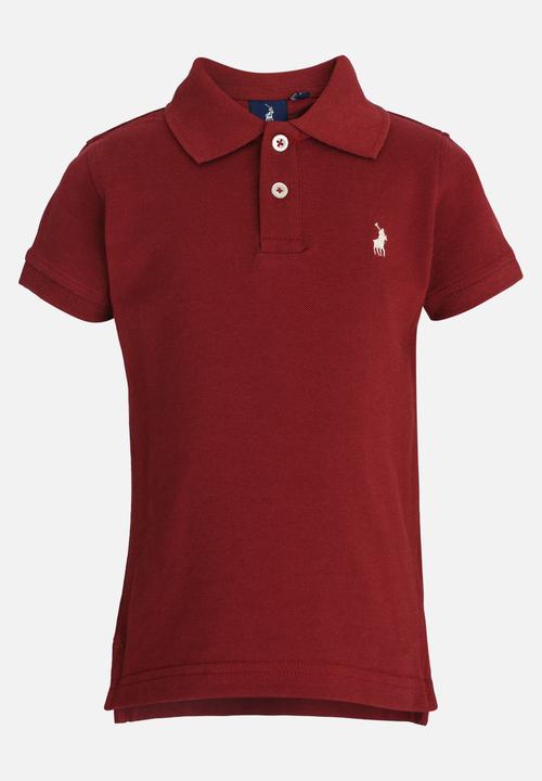 POLO - Austin Classic SS Golfer Burgundy