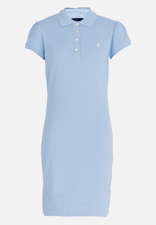 POLO - Dakota SS Golfer Dress Mid Blue