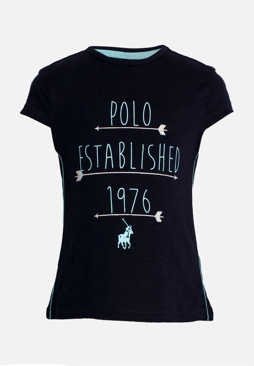 POLO - Jada Printed Tee Navy
