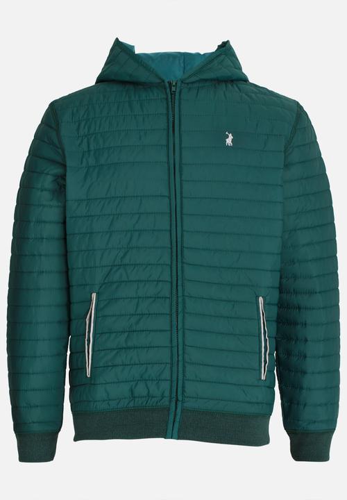 POLO - Gregory LS Hooded Puffer Jacket Green
