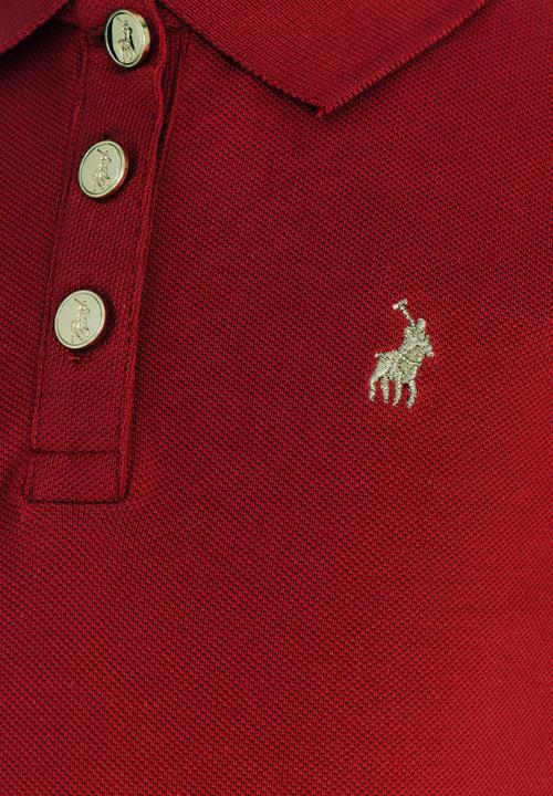 POLO - Dakota SS Golfer Dress Red
