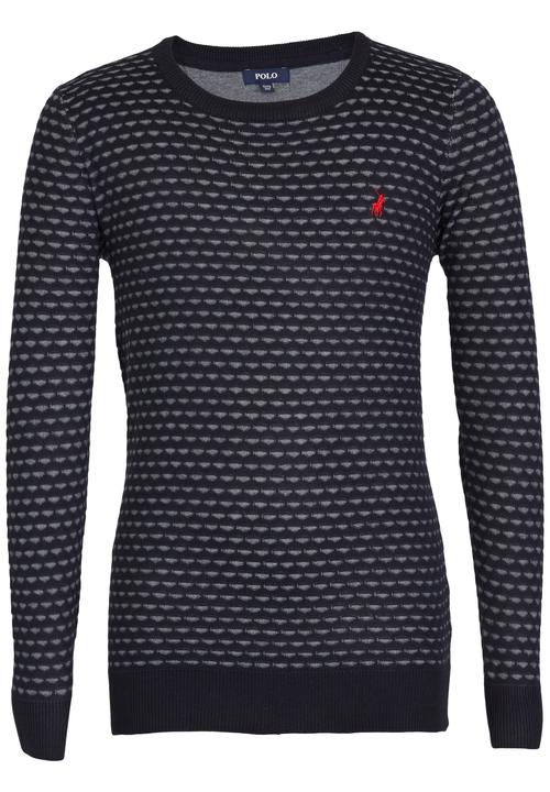 POLO - Riverse Pigment Dye Pullove Dark Grey