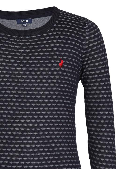 POLO - Riverse Pigment Dye Pullove Dark Grey