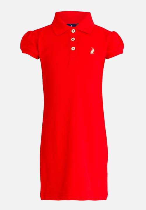 POLO - Dakota Golfer Dress Red