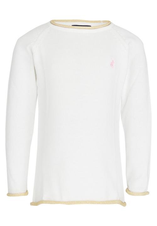 POLO - Ashleigh LS Pullover White